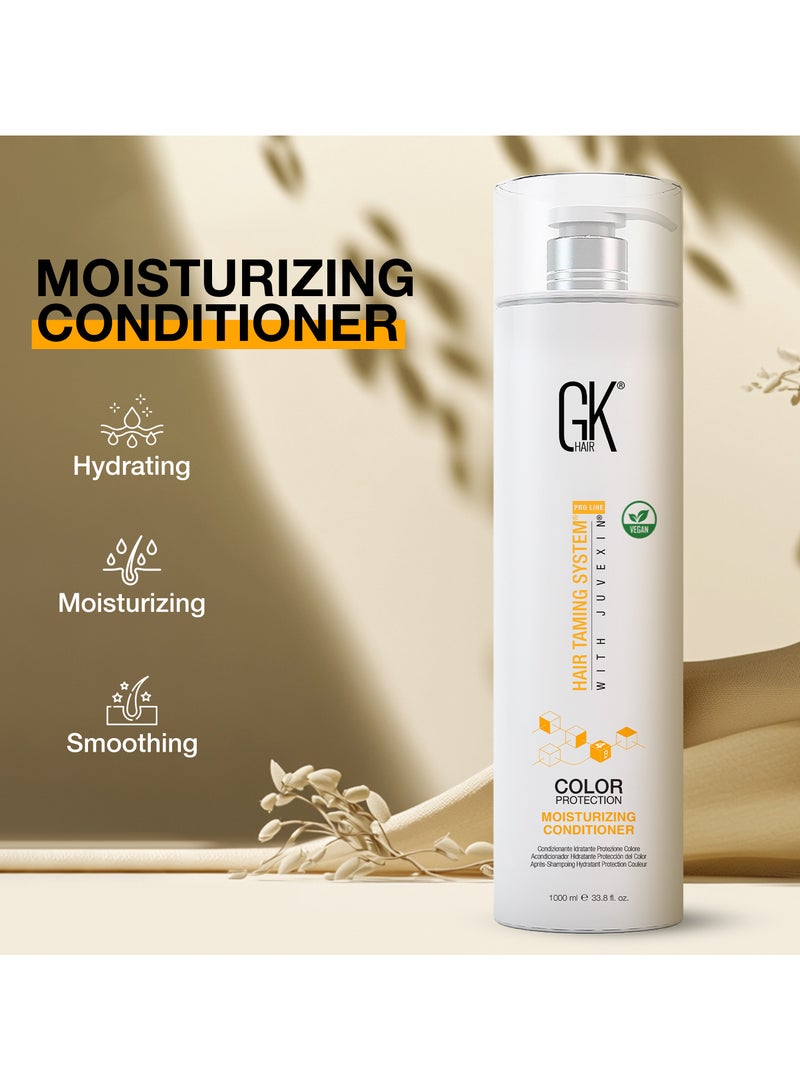 GK Hair Moisturizing Conditioner 1000ml/33.8 Fl Oz for Hydrating Color Protection Dry Damage Curly Frizzy Color Treated Hair Repair Organic Paraben Sulfate Free All Hair Types - Image 5