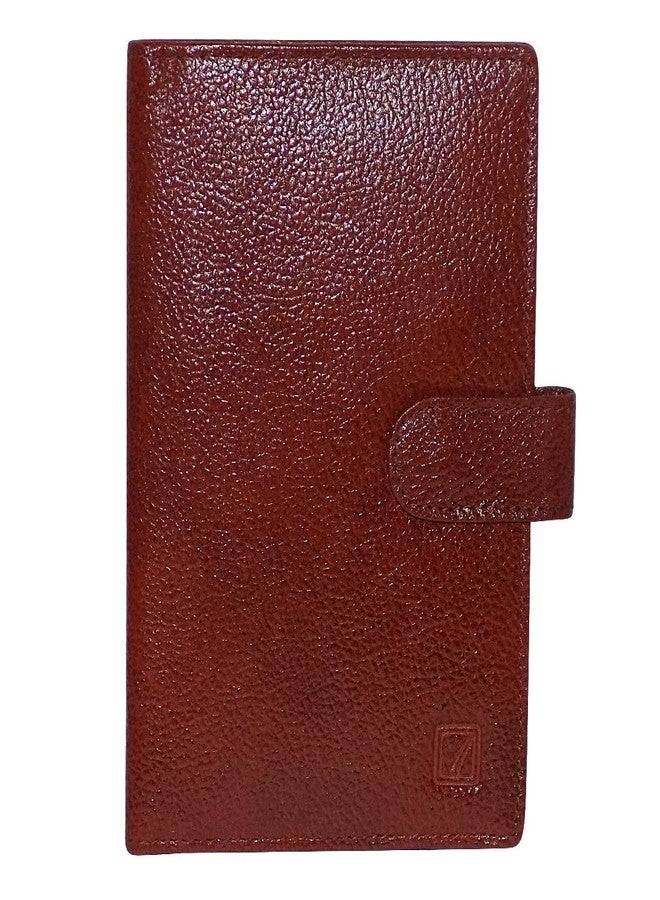 STYLE SHOES Brown Smart and Stylish Leather Passport Holder - Image 1