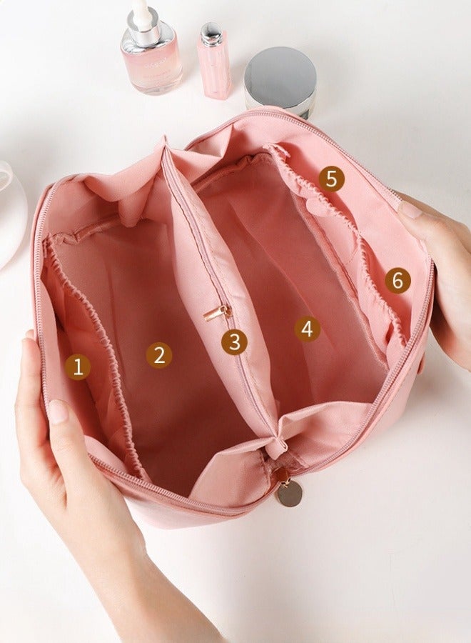 Pillow Makeup Bag for Girls Pink Makeup Storage Bag - Image 5