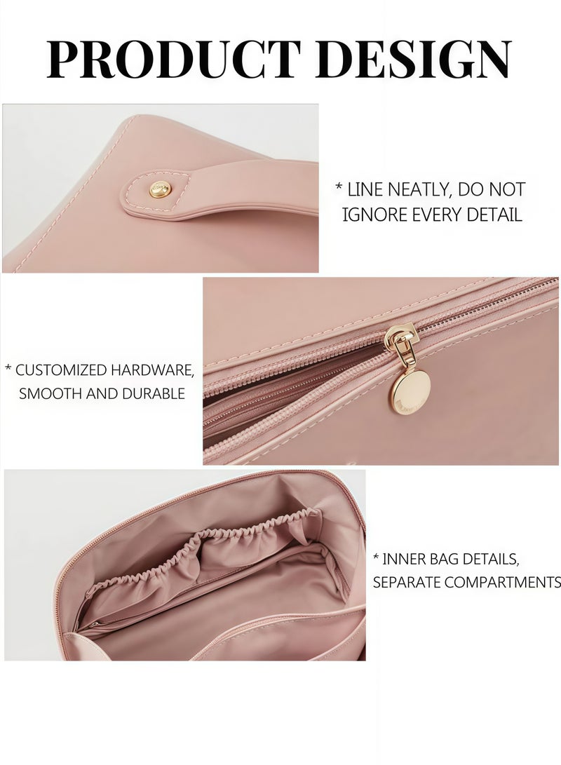 Pillow Makeup Bag for Girls Pink Makeup Storage Bag - Image 4