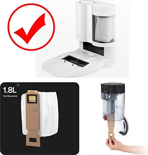 Srfn Ticaret Roborock S7/s7+/s7 Maxv +/T7/T7+/T7S Compatible Dust Bag - 1 Piece - Image 2