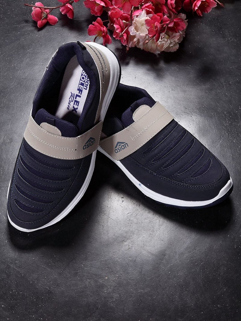 ASIAN Men's Synthetic Sports Running Casual Loafer Shoes - Image 3