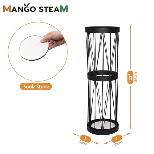 Mango Steam Pluvian™ Soakstone™ Umbrella Holder (Tall, Black) - Image 4