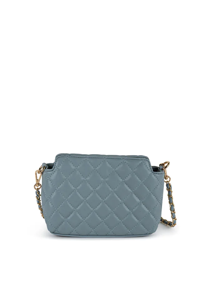 Vincci Women Quilted Shoulder Bag With Chain detail