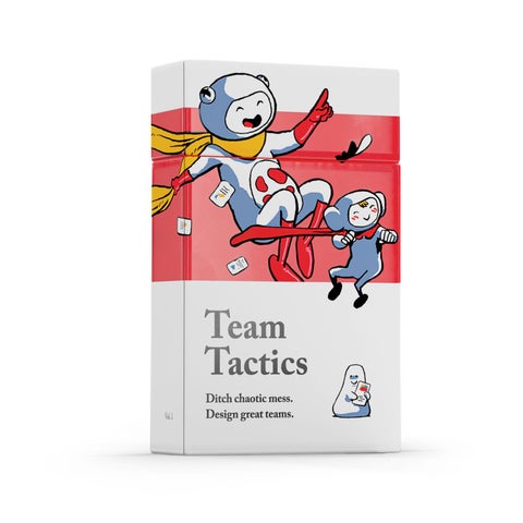 Pip Decks Team Tactics Card Deck, Business Tool to Improve Your Leadership Strategy and Business Management for Building Good Teams in The Workplace, 54 Cards in a Case