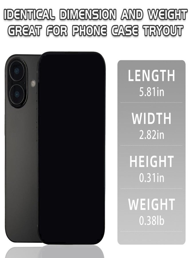Faawxlo Fake Phone Dummy PropPhone, BlackScreen Decoy PhonePear PhoneNon-Working Phone16 16Pro Max for Kid Play, DisplayPhone Look Like Real Phonepro max16 (16,Black,BlackScreen) - Image 2