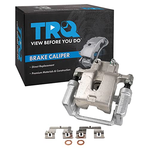 TRQ Rear Left Brake Caliper w/Bracket Drivers Side Compatible with 2005-2018 Chrysler 300 2009-2016 Dodge Challenger 2006-2016 Charger 2005-2008 Magnum - Image 2