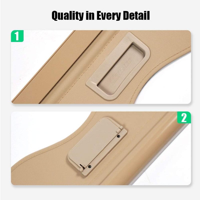 MarretooAuto Durable Waterproof Non-Slip SUV Cargo Cover for Jeep Grand Cherokee 2011-2021 - Image 4