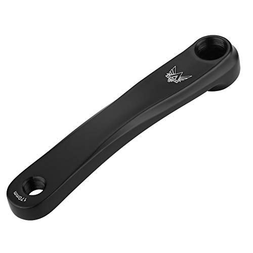 Ejoyous Crank Arm, Aluminium Alloy Left Hand Single Chain Crank Arm Pedal Crank Bar Replacement for Mountain Road Crankset, Black - Image 1