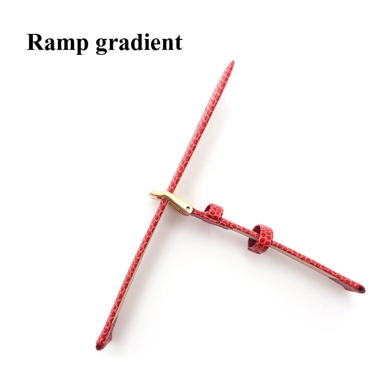 إيروريكس سوار ساعة من جلد العجل بنمط سحلية، المقاس: عرض الحزام 18 مم (مشبك دبوس أسود فضي) - Image 4