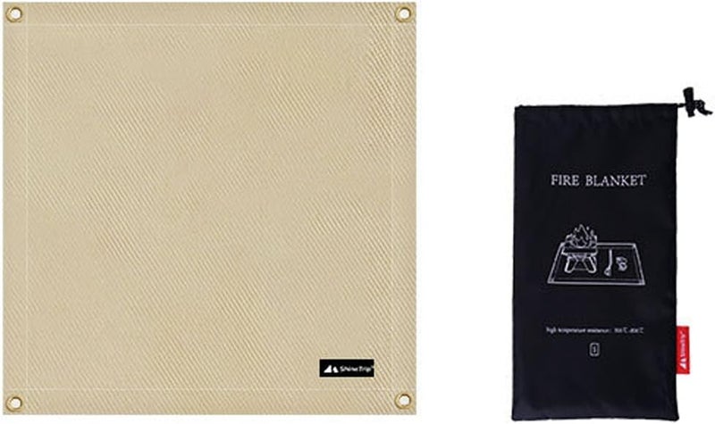 Fireproof Mat Fire Pit Protective Blanket, Fire Retardant Fiberglass 36x24 Inch - Heat, Foldable Design, Perfect for Outdoor Fire Pit Mat and Grill Mats for Deck and - Image 1