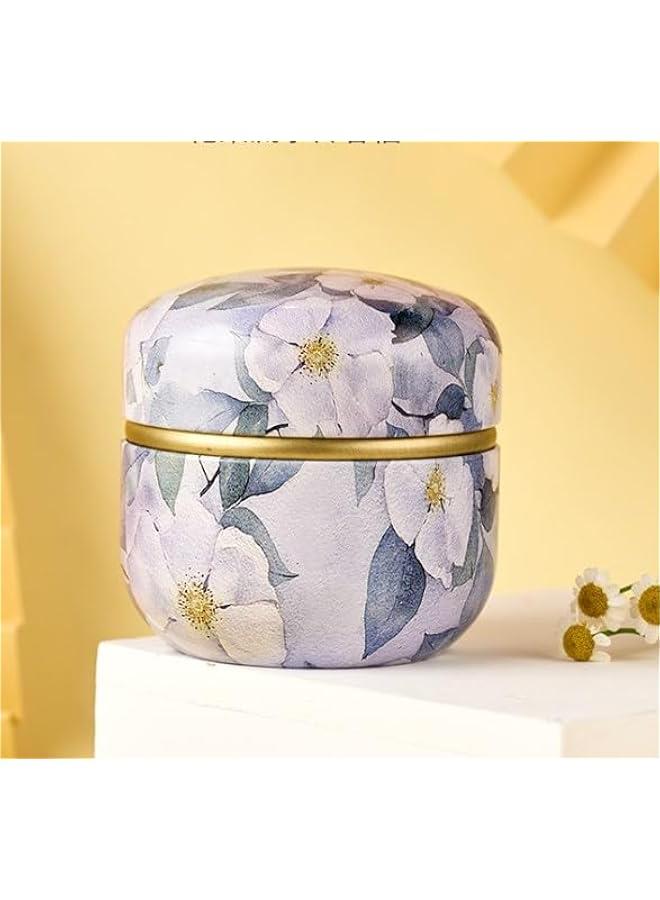 HOOKOR 6 Pcs Tea Storage Containers Tea Tins, Coffee Tins Food Storage Container for Tea Coffee Herb Candy Chocolate Sugar Spices Tea Coffee Sugar Candy Spices  Gift - Image 4