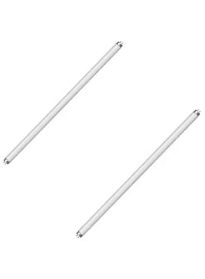 Litex Pack Of 2 LED Tube Rod Light With Glass T8 10 Watt 6500K (GT 10/LTX) - Image 1