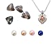 POSHOPS Natural Oyster PearlFreshwater Oval Pearls Cultured Oysters Love Wish Pearls DIY Necklace Making Kit Anniversary Decoration for Jewelry Making Gifts 4PCsLot Lantern Necklace - Image 2