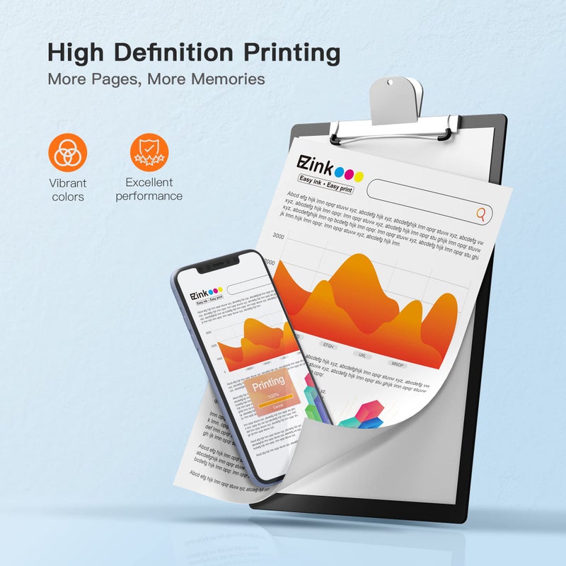 E-Z Ink Refill Ink Bottle Replacement Compatible for Epson 502 T502 522 T522 High Yield to use with ET-4760,ET-3760,ET-2760,ET-3710,ET-2750,ET-3700 Printer (Black, Cyan, Magenta, Yellow, 4 Pack) - Image 5