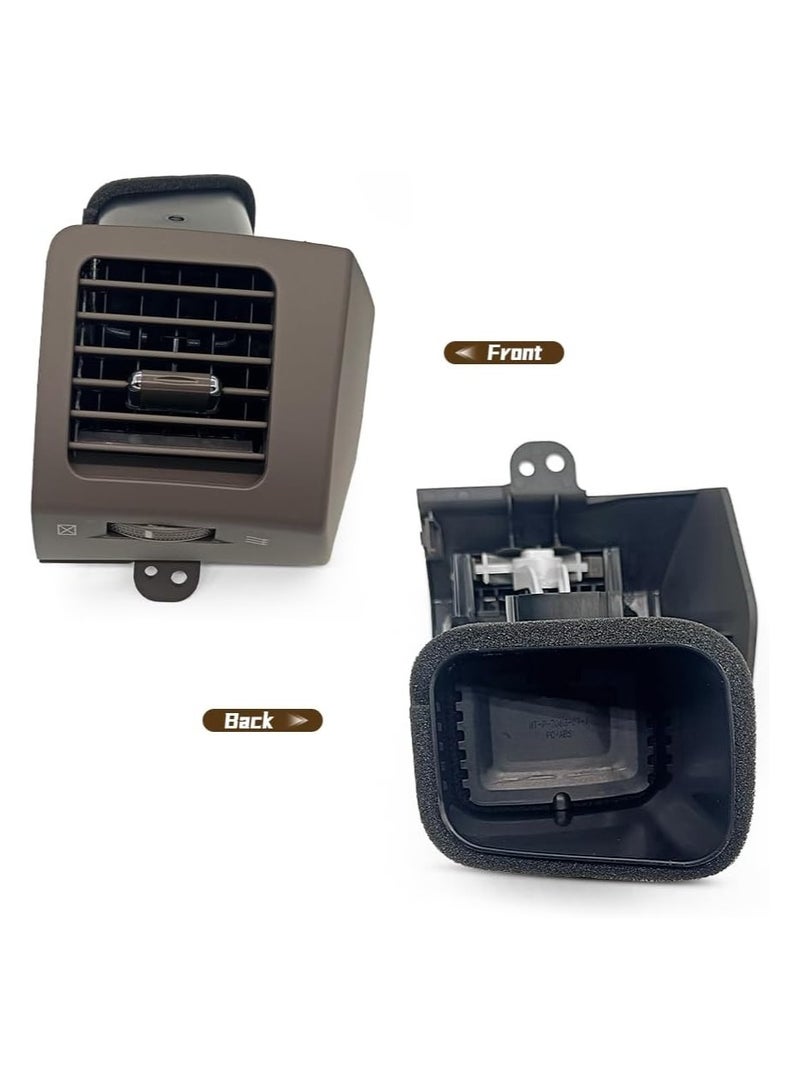 Side Air Conditioning Outlet Vent Fit for Toyota Land Cruiser Prado LC120 Lexus GX470 2003 2004 2005 2006 2007 AC Vent Griille Left and Right Side 2-Pack Beige - Image 2