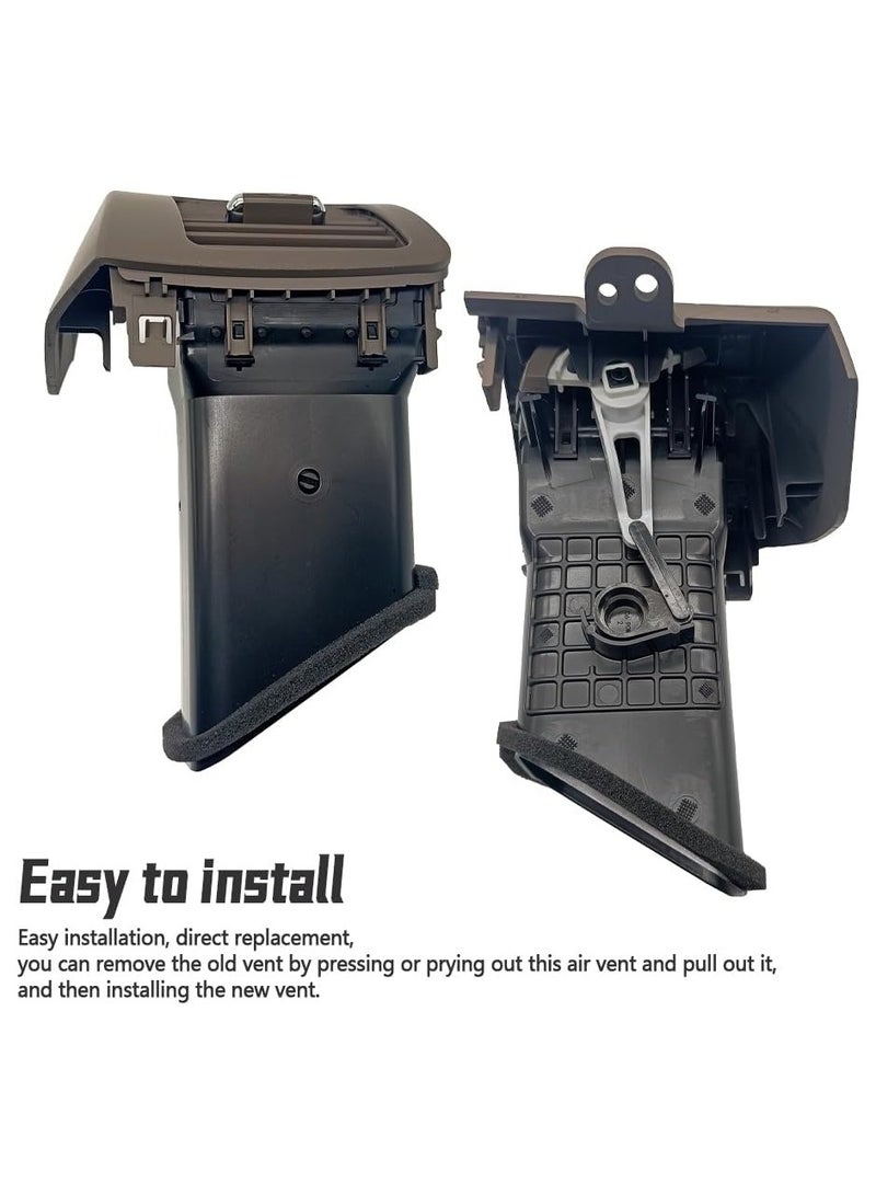 Side Air Conditioning Outlet Vent Fit for Toyota Land Cruiser Prado LC120 Lexus GX470 2003 2004 2005 2006 2007 AC Vent Griille Left and Right Side 2-Pack Beige - Image 4