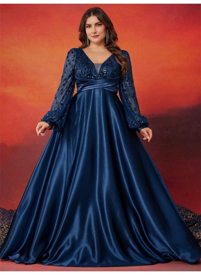 Madam Uniq Sequin Bodice Gown Dress  - Image 4