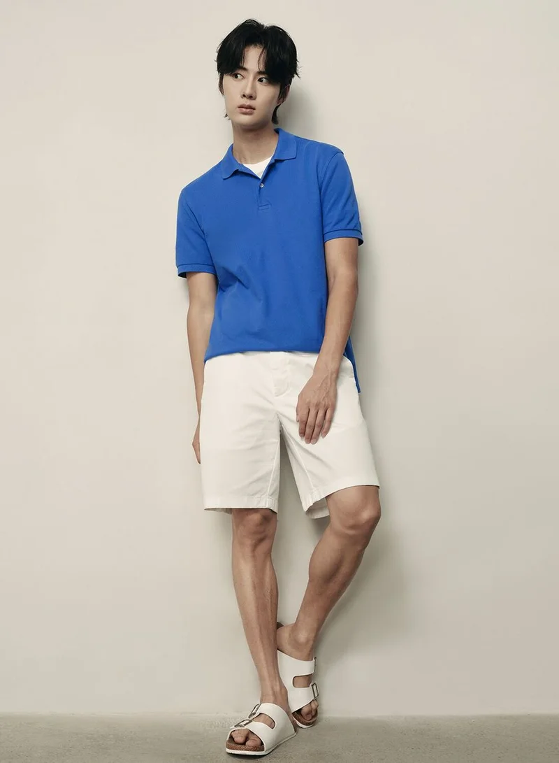 Men's Polo Shirt: Cotton Pique, Short Sleeve | Korea Collection