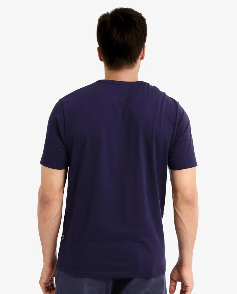 Rare Rabbit Men's Graphic Chest Print T-Shirt