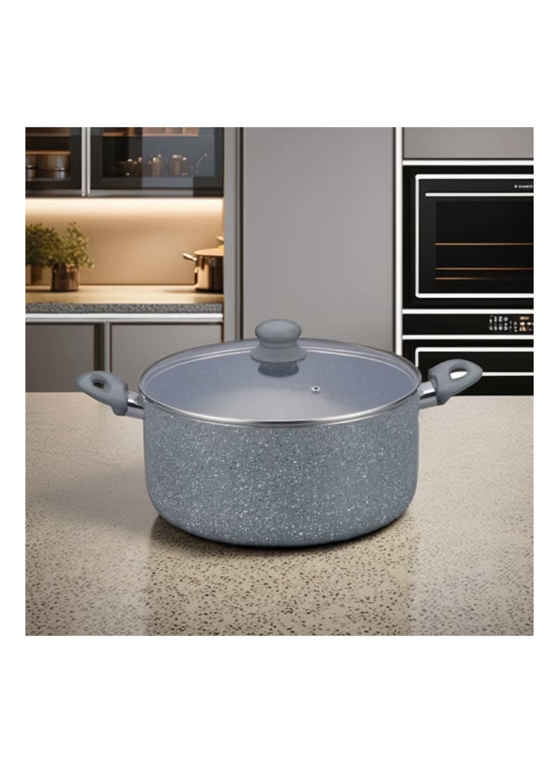 Bisbell Granite Coated Cooking Pot 28cm Non-Stick Durable Kitchen Pot - Image 2