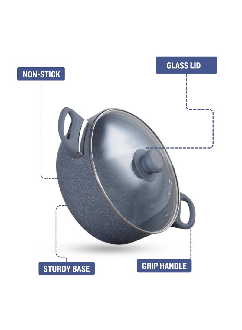 Bisbell Granite Coated Cooking Pot 28cm Non-Stick Durable Kitchen Pot - Image 4