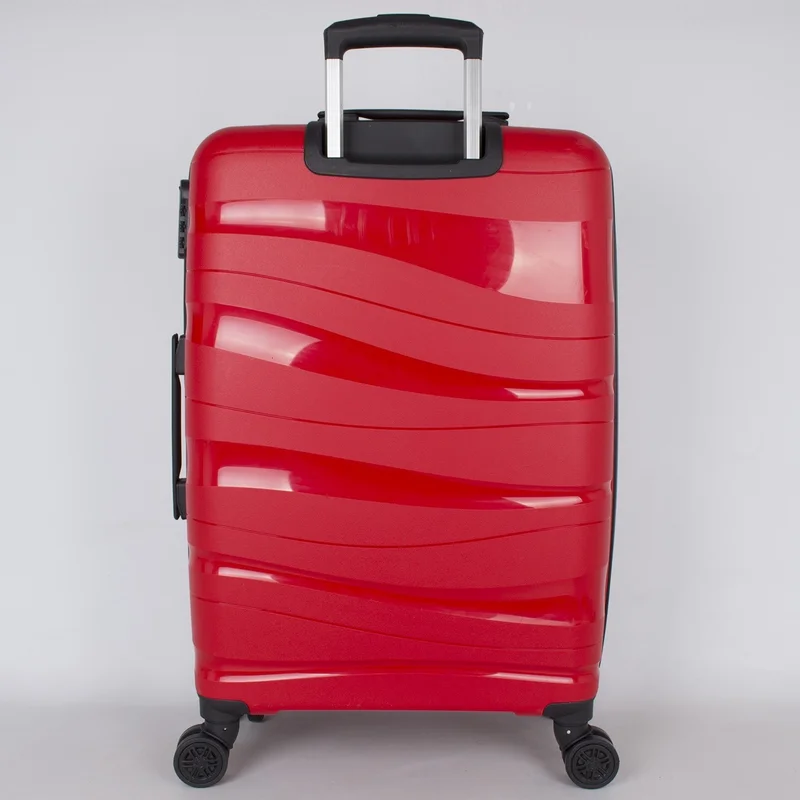 Esbuik Polipropline Unbreakable Silicone 3-Piece Suitcase & Suitcase Set (Cabin+Medium+Large Size)