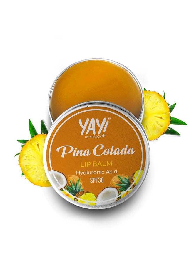Nimson Yay! By Nimson Pina Colada Lip Balm, With Hyaluronic Acid with SPF 30, For Nourished & Healed Lips, Protects from Sun Damage, For Men and Women - 50g - Image 1