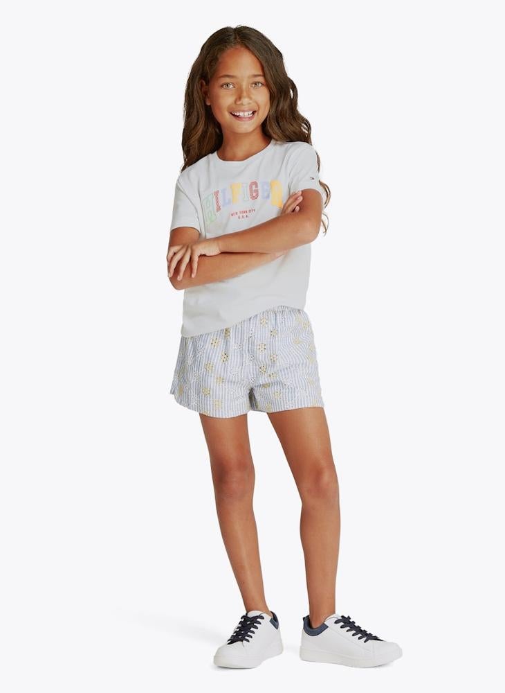 تومي هيلفيغر تيشيرت أطفال برقبة دائرية من فارستي - Image 1