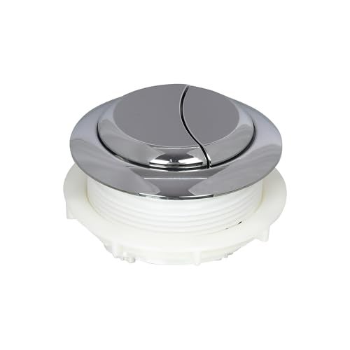 Prem's Push Valve Flush, Dual Push Flush Button for Toilet Water Tank, Replaceable Round Push Flush Cock, Commode Flush Cock (1.45 inch (36.7 mm)) - Image 2