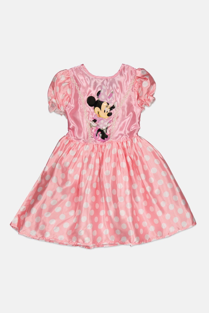 Disney Junior Kids Girl Polka Dots Minnie Mouse Costume 5-6 Years, Pink Combo - Image 2