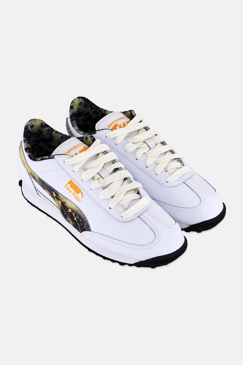 Puma x Porsche Turbo Men Easy Rider Lace Up Outdoor Shoes, White - Image 2