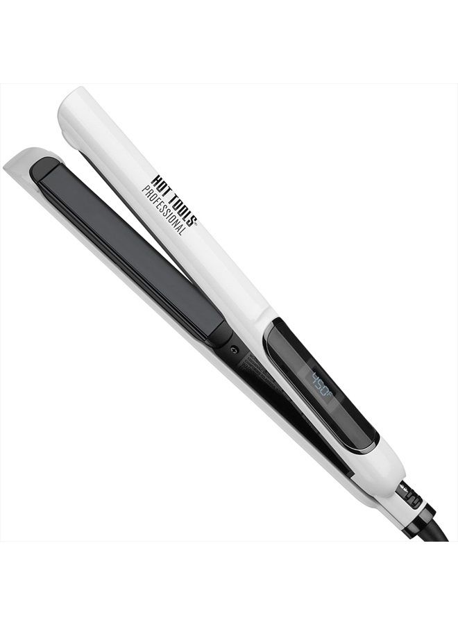 Hot Tools Pro Artist Nano Ceramic Hair Straightener | For Smooth, Straight Hair (1 in) - Image 1