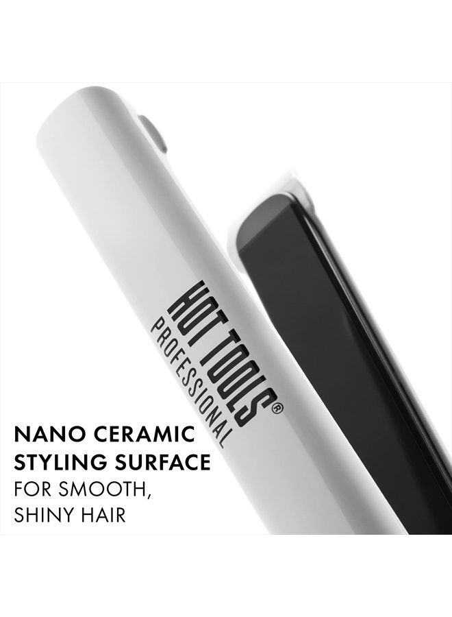 Hot Tools Pro Artist Nano Ceramic Hair Straightener | For Smooth, Straight Hair (1 in) - Image 4