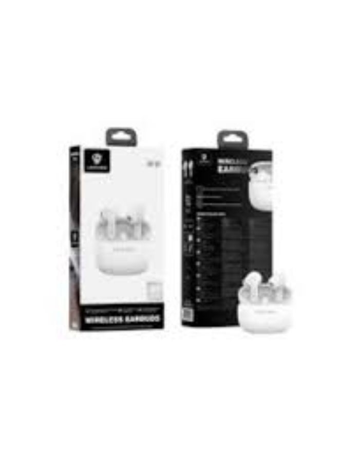 لينيس Wireless Earbuds Lenyes, With HNC, Type-C, Air 68 - White - Image 2