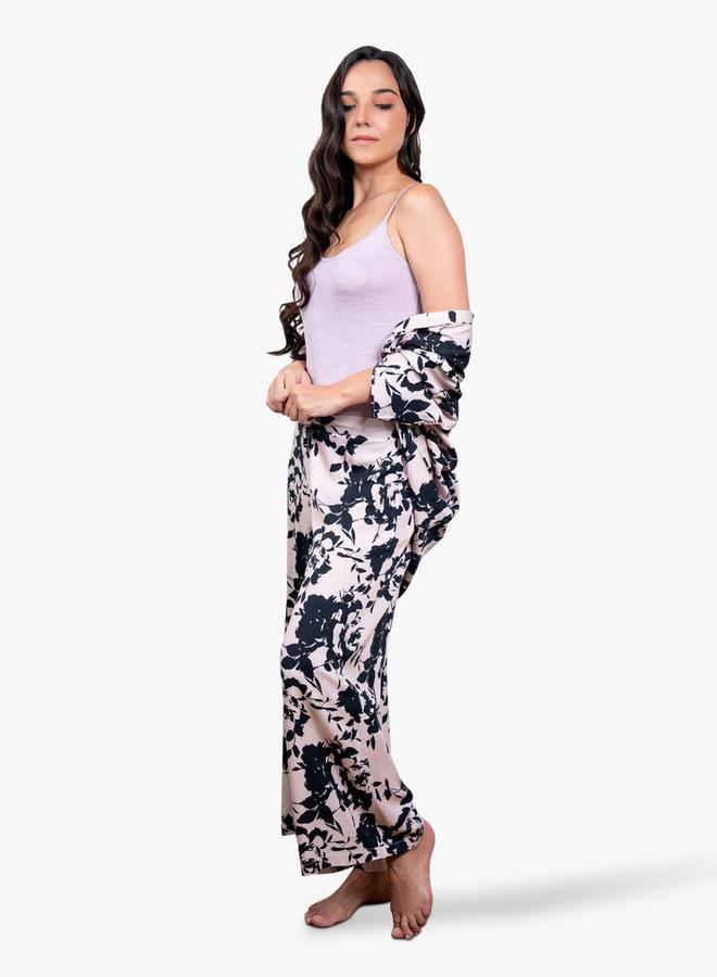 أدريا طقم بيجامة بطبعات أزهار من آدارايا - Image 2