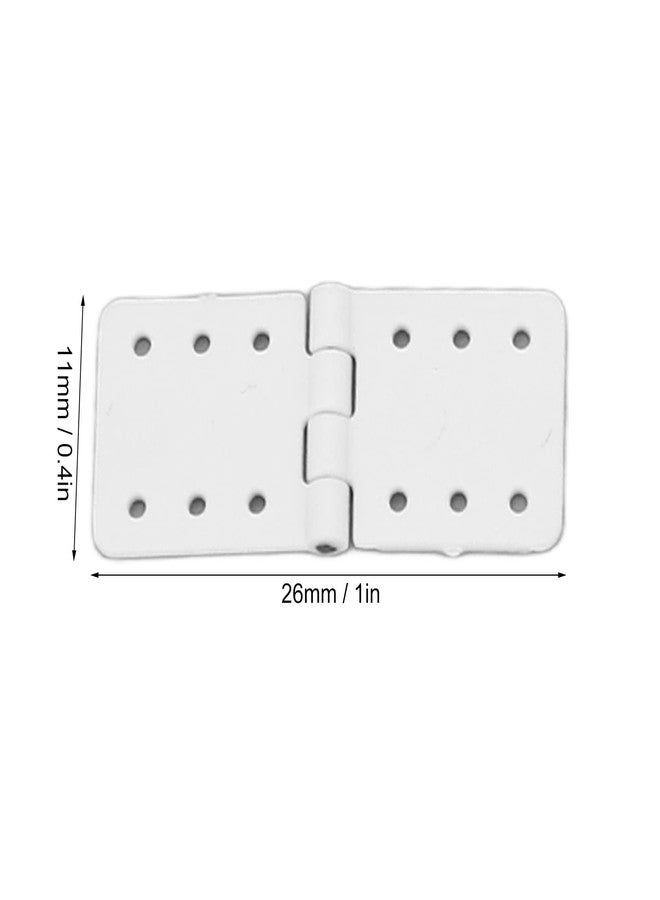 Uxsiya RC Aircraft Hinge,40PCS RC Pinned Hinges Remote Control Airplane Plastic Hinge Model Aircraft Wing Parts for RC Airplane Plane Parts Model Replacement(Small) - Image 4