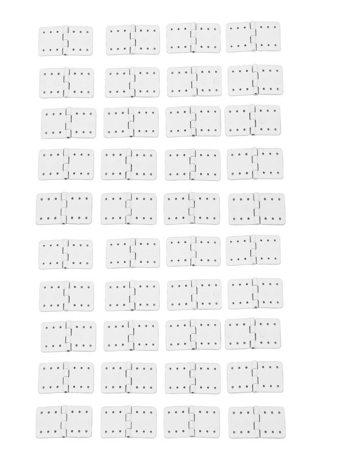 Uxsiya RC Aircraft Hinge,40PCS RC Pinned Hinges Remote Control Airplane Plastic Hinge Model Aircraft Wing Parts for RC Airplane Plane Parts Model Replacement(Small) - Image 1