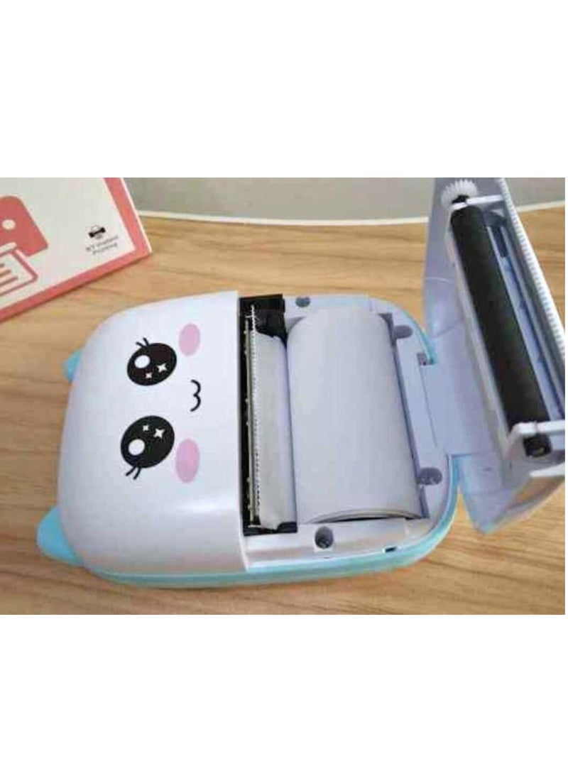 Generic - Cutting-Edge Mini Portable Pocket Printer 57mm Wireless Thermal Label Sticker Paper Photo Smart Printing Machine with Android iOS App Support - Stay Connected and Print Anywhere - Image 1