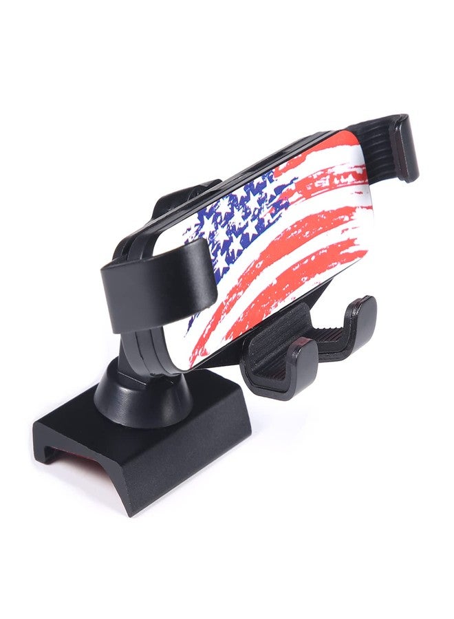 CHEAYAR Car Phone Holder Compatible with Tacoma 2015-2023, Car Phone Mount Tacoma, for All Mobile Phones, American Flag Design Phone Mount Dash Clip, Dash Panel Cell Phone Holder - Image 1