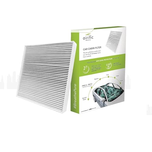Airific Car Cabin Filter | Car AC Filter | Car Air Purification | Car Air Filter | Removes PM2.5, PM10, Bacteria, Germs, Pollens, SOx, NOx (Maruti, Maruti A-Star/WagonR/Zen Estilo (CAS604)) - Image 1