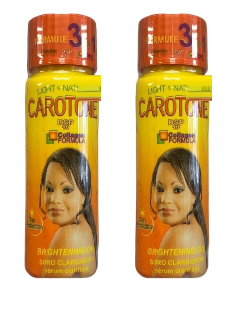Carotone Two Pieces of DSP10 Collagen Formula Brightening Oil 2X65ml 
