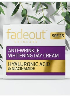 fadeout Anti-Wrinkle Whitening Day Cream Hyaluronic Acid And Niacinamide 75 ML  - Image 1