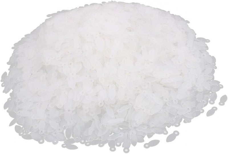 إطار الصورة البلاستيكي الأبيض مع زر دوار للوحة الخلفية 21 مم × 8 مم × 2 مم 5000 قطعة - Image 1