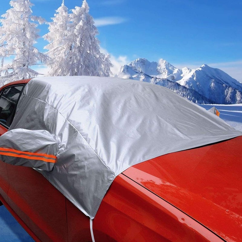 Taylor & Brown Car Windscreen Cover - Snow UV Ice Protection Windshield Cover with Side Wing Mirror Covers - Image 2