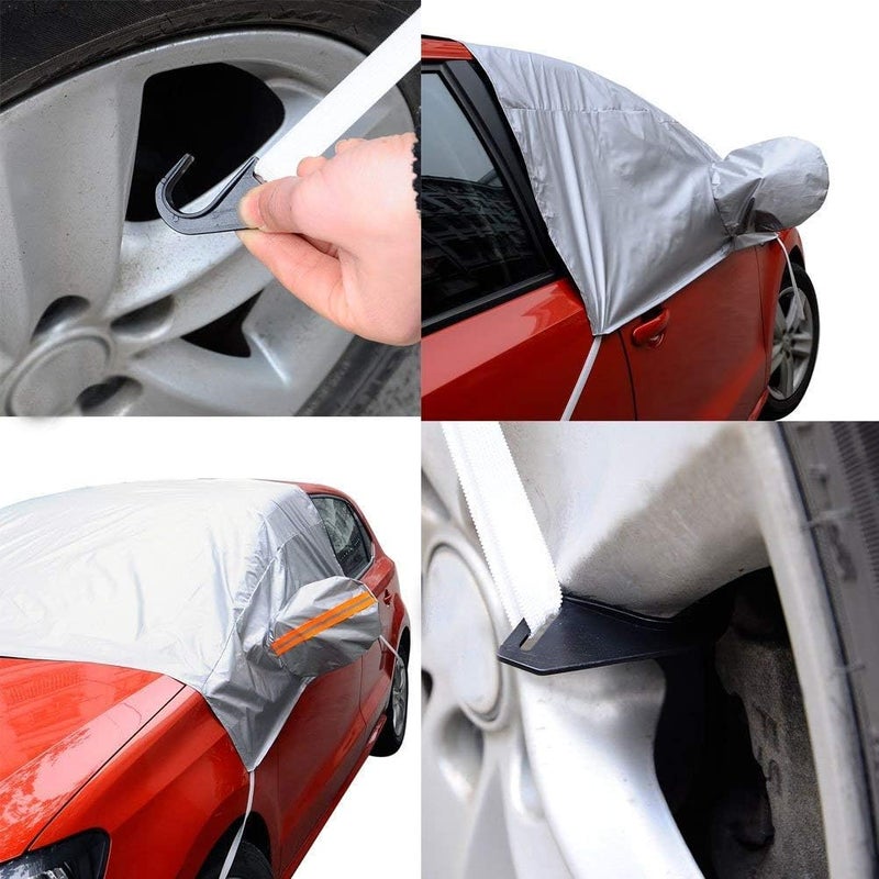 Taylor & Brown Car Windscreen Cover - Snow UV Ice Protection Windshield Cover with Side Wing Mirror Covers - Image 5