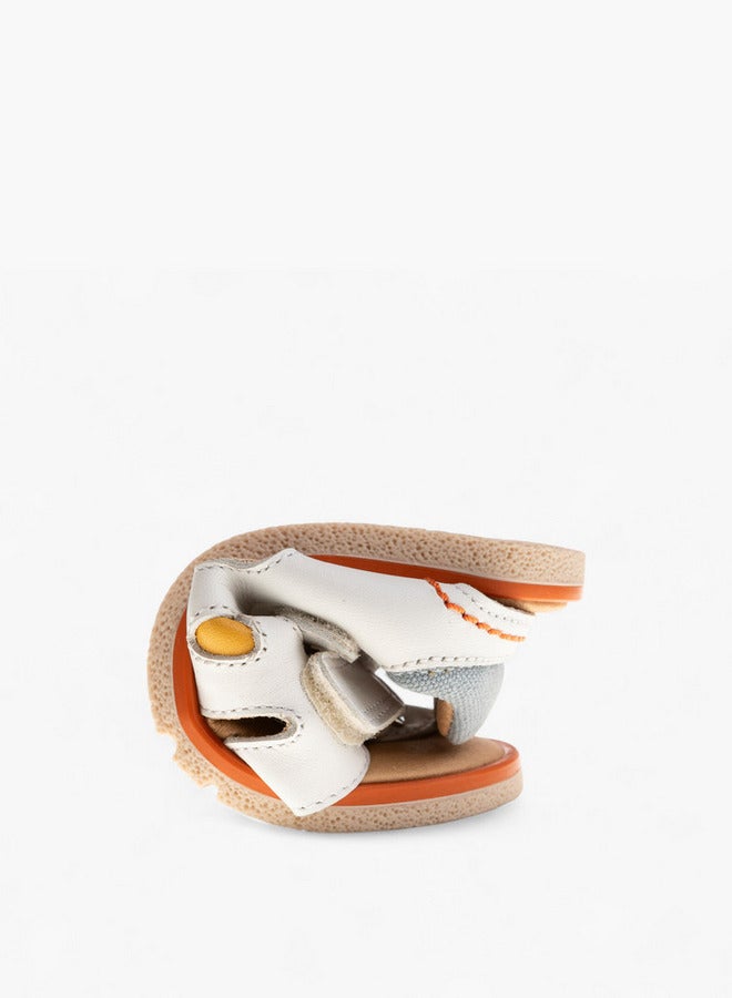 Pablosky Boys' Stitch Detail Sandals with Hook and Loop Closure  - Image 5