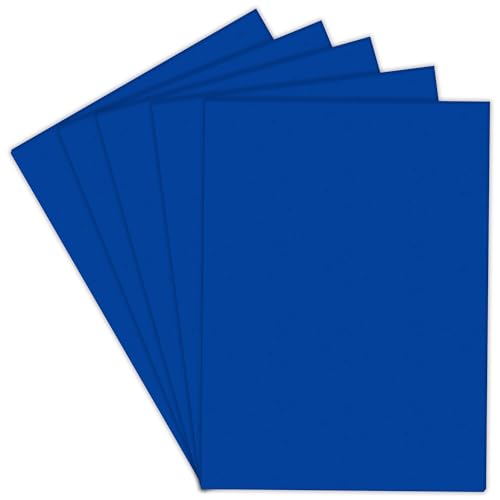 Lakeer Dark Blue Color A4 Eva Foam Sheets-5mm Thick, Pack of 5 Sheets | for Scrapbooking, Art & Craft Projects, Decorations, Etc (Dark Blue Color) - Image 1