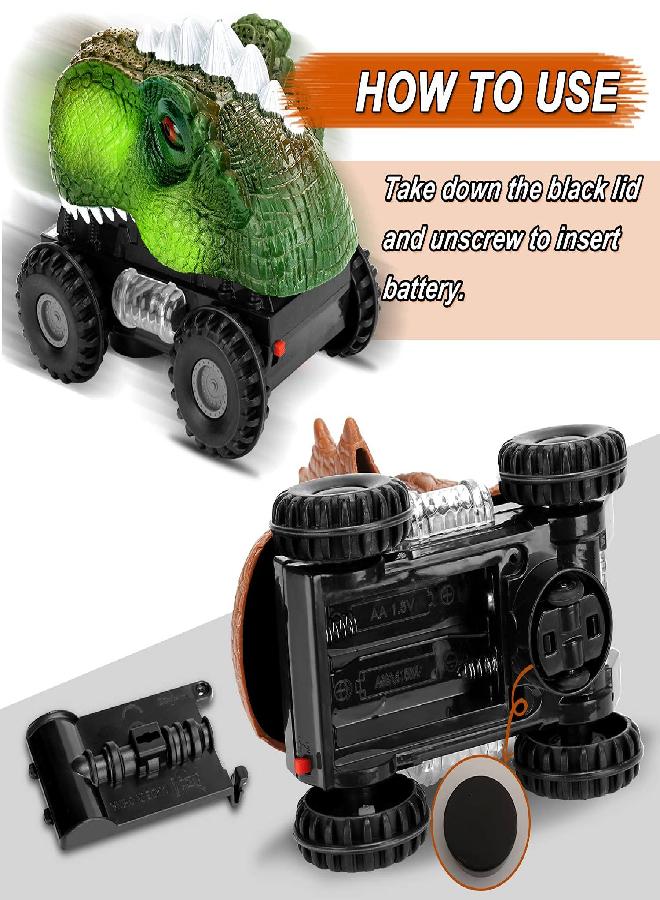 Niskite Dinosaur Toys for 2 Year Old Boy: Toddler Boy Toys for 3 Year Old Boys,Dinosaur Toys for Kids 3-5,Kids Toys for 2 3 4 Year Old Boy Birthday Gift,Dino Car Toys for Little Boy Toys - Image 2