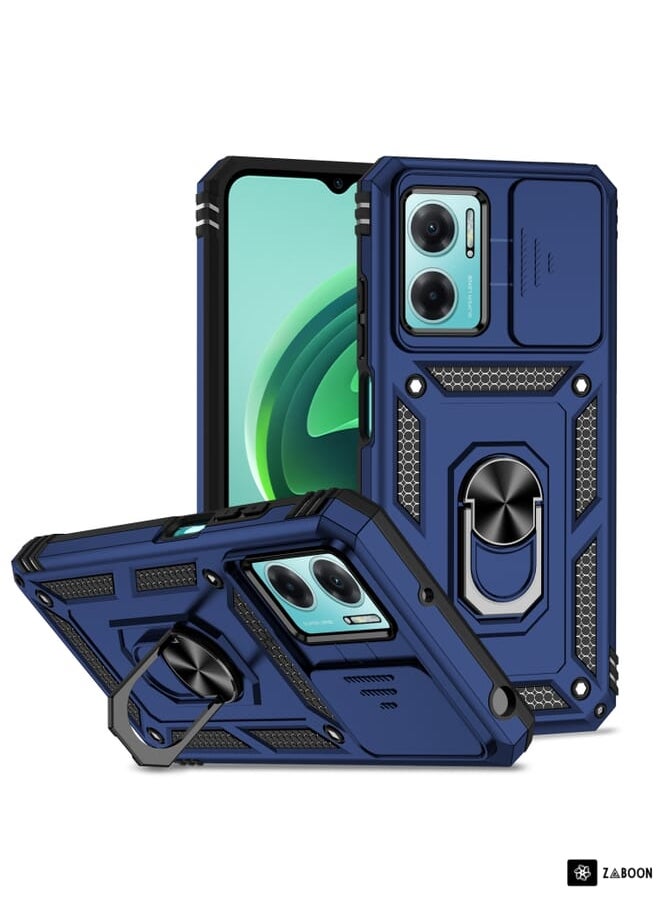 Zaboon Protective Case Cover For Xiaomi Redmi Note 11E Sliding Camshield Holder  - Image 1